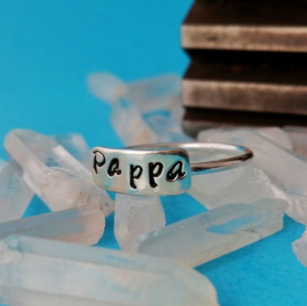 Sterling Silver Message Ring