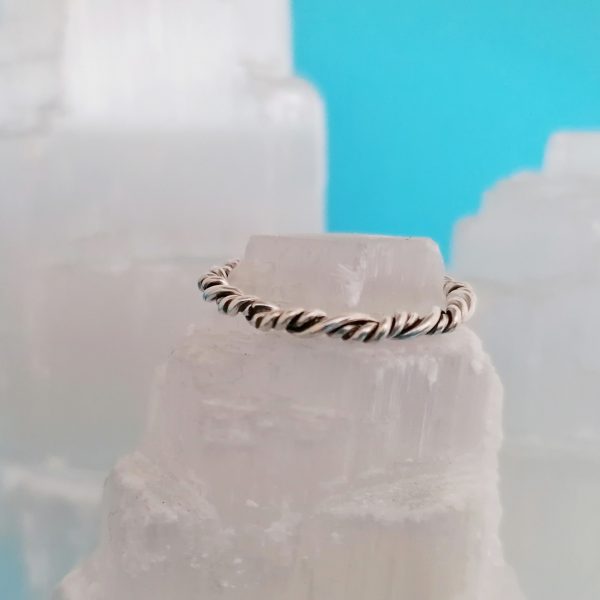 Sterling Silver Triple Rope Ring