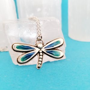 Sterling Silver Keepsake Dragonfly Necklace