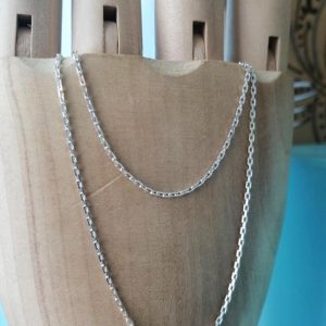 Sterling Silver 2mm Anchor Link Chain