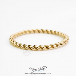 9ct Gold Rope Ring