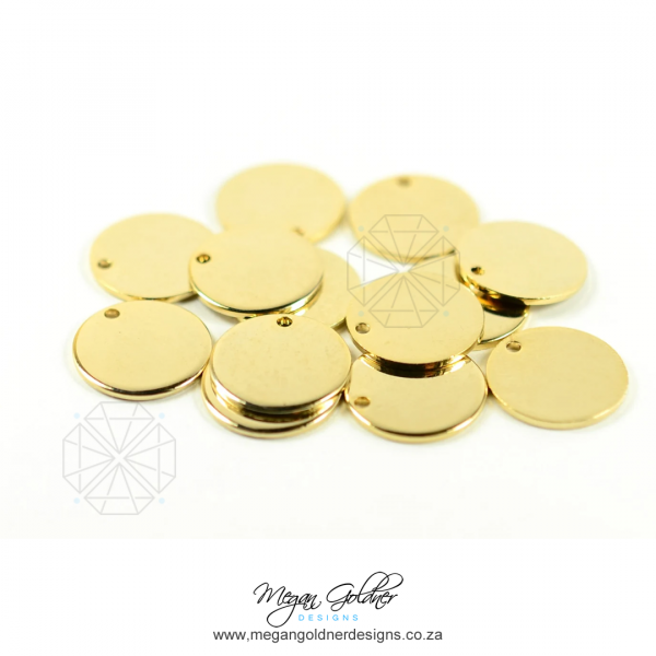9ct Gold Tiny Coin Charm