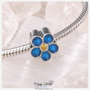 Keepsake Forget Me Not Sterling Silver Bead