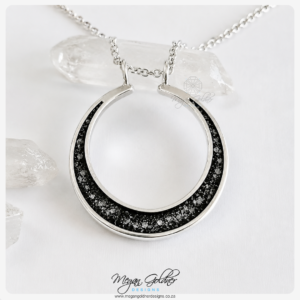 Keepsake Layered Crescent Pendant