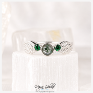 Keepsake Double Feather Ring
