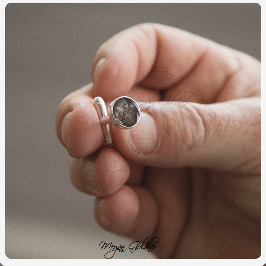 Keepsake Cufflinks Round