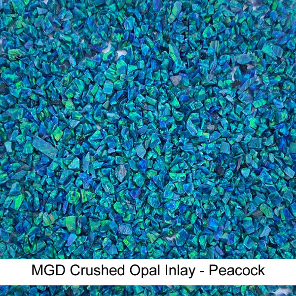 MGD Crushed Opal Inlay - Peacock