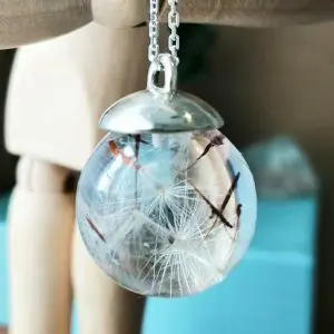 Sterling Silver Dandelion Necklace