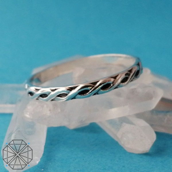 Sterling Silver Helix Ring