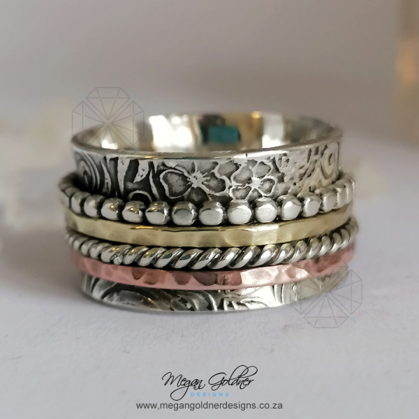 Sterling Silver Meadow Meditation Ring