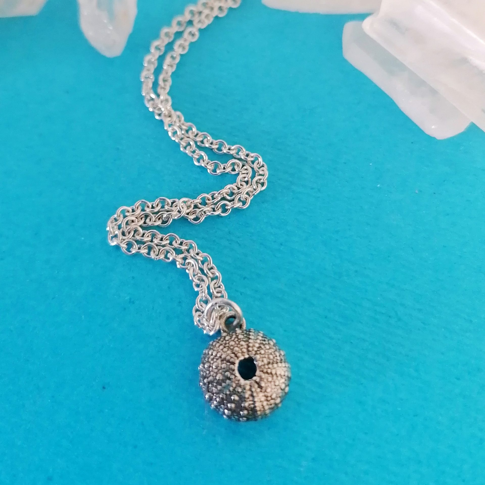 Sterling Silver Petite Urchin Necklace • Megan Goldner Designs