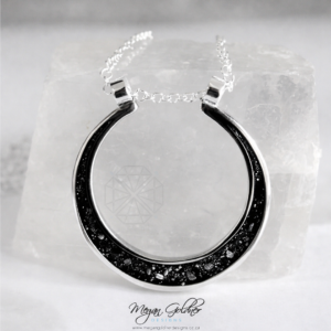 Keepsake Layered Crescent Pendant